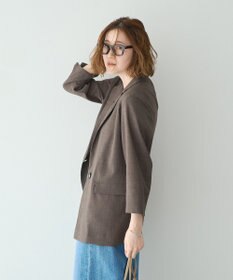 YECCA VECCA リネンライクジャケット
