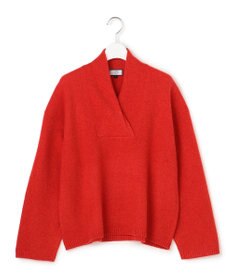 J.PRESS YORK STREET 【WOMEN】ウールカシミヤ 変形Vネック ニット