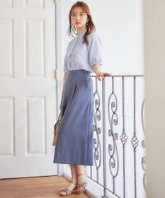 ANY SIS 【洗える】エアリーワイド クロップド パンツ