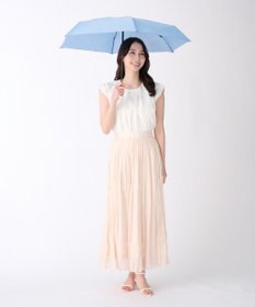 MOONBAT 【3秒でたためる傘/コンパクト】urawaza 小町(ウラワザ コマチ)  折りたたみ傘 無地 50cm