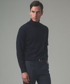 GOTAIRIKU 新色追加【洗える/チクチクしにくい/ピリングしにくい】イタリア糸 ハイゲージ タートルネックニット_WOOL100％