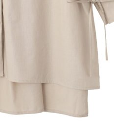 YECCA VECCA 【ORGABITS】5分袖スキッパーシャツ