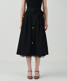 GRACE CONTINENTAL レイヤードタックスカート