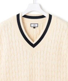 J.PRESS YORK STREET 【UNISEX】テープヤーンチルデン ニットベスト