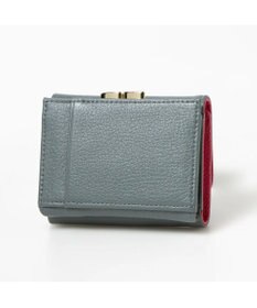 UNBILLION perche カラーコンビ3つ折り外ガマウォレット