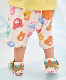 MIKI HOUSE HOT BISCUITS 【80-120cm】カラフルビーンズ 総柄 5分丈パンツ