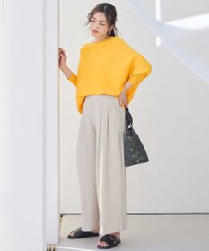 ANY 【洗濯機可/UVカット/接触冷感】クールタッチボクシーニット