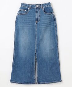 ANY L フロントスリットデニムスカート