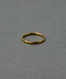 Phoebe 〈金属アレルギー対応〉リフレクトスリムリング　ゴールド　ステンレス