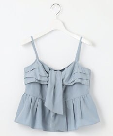 Feroux 【セットアップ対応・洗える】リボンタフタ ビスチェ カットソー