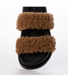 MODE ET JACOMO <carino>エコファーもこもこサンダル