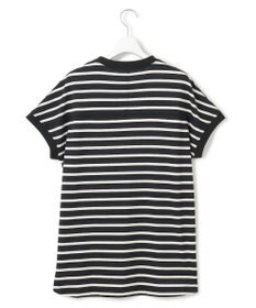 J.PRESS YORK STREET 【WOMEN】ボーダーキャップスリーブ Tシャツ