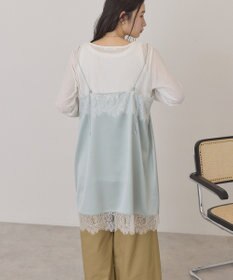 AMERICAN HOLIC レースサテンキャミワンピース