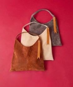 russet 【2025AW新作】本革スエードワンショルダーバッグ(CE-1583)