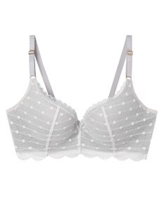 une nana cool 【リニューアル】 しなやかにフィット ポルカドットモールド 3/4カップブラ