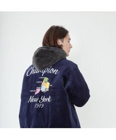 林八百吉商店 Champion  ボアボタンフーディー