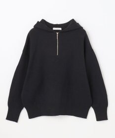 ANY 【洗濯機可】しあわせタッチハーフジップフーディー