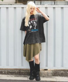 WEGO ヴィンテージウォッシュグラフィックBIGT