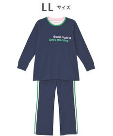 tsumori chisato SLEEP パジャマ　ルームウエア　長袖　長ズボン　綿100%　フライス素材　/ワコール　UDX548