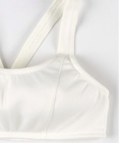 Wing ジュニア スポーツブラ 通気性がよい 【STEP2～3 まるみをおびてきた胸に】 小学生 中学生 高校生 ハーフトップ ノンワイヤーブラ RB6633 ウイング／ワコール