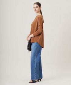 ICB L 【CLASSY.1月号掲載・洗える】ウォーターリサイクルデニム カーブパンツ