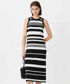 ICB 【洗える】 マルチボーダーワンピース