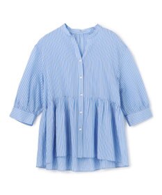 UNFILO ペプラム ギャザーブラウス