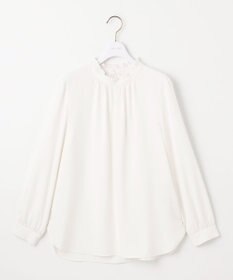 ANY SIS 【洗える】フリルネックスタンド ブラウス