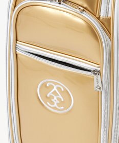 23区GOLF 【UNISEX】エレガントエナメルキャディバッグ　キャスター付きで移動もラクチン