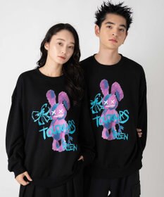 WEGO 【ユニセックス着用ITEM/SMLサイズ展開】アソートグラフィックプルオーバー