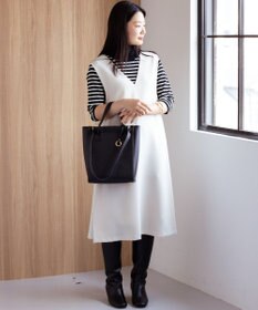 組曲 2WAYハンドルスクエアトート バッグ