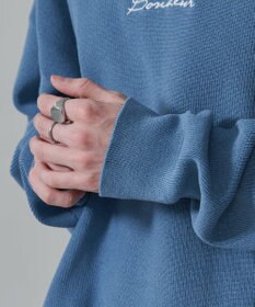 WEGO 【2点SET】アクセ付きワンポイントニットプルオーバー