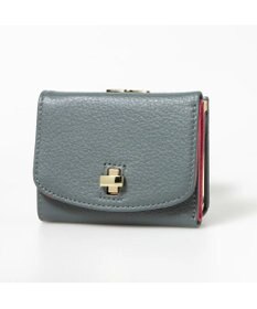 UNBILLION perche カラーコンビ3つ折り外ガマウォレット