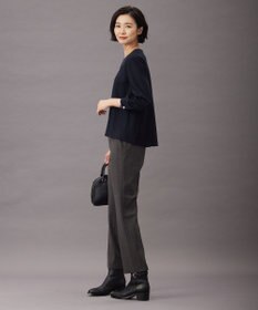 J.PRESS LADIES S ウールスムース ペプラム カットソー