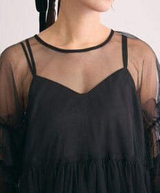 Green Parks ・Ｒａｉｌｍｅ　チュールワンピース（インナーＯＰ付）