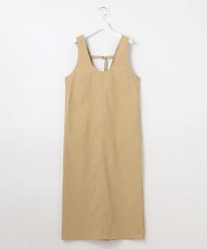 23区ナイロンコットンタフタワンピース 洗える／撥水性】ナイロンコットンタフタ ウエストシャーリング