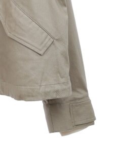 earth music&ecology パーカー付きミリタリーブルゾン