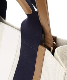 23区 【先行予約】ストライプキャンバス トートバッグ