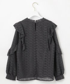 ANY SIS S 【洗える】ラッフルレース トップス