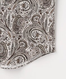 JOSEPH ABBOUD 【LIBERTY・綿100％】リバティペイズリープリントコーデュロイ シャツ