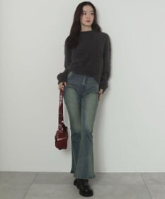 WEGO ストレッチフレアデニムパンツ