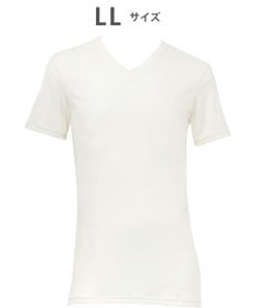 WACOAL MEN WACOAL MEN あったかインナー Vネック 3分袖 綿100％ 保温性 やわらかさが続く 静電気が起こりにくい 毛玉になりにくい 後裾長め設計 インナー メンズ WL5102 /ワコールメン