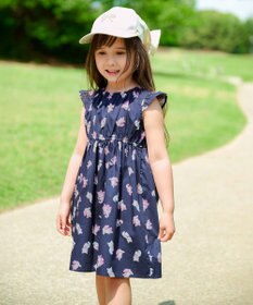 ANY KIDS 総柄 サマーワンピース