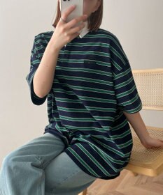 WEGO ボーダーラガーシャツ