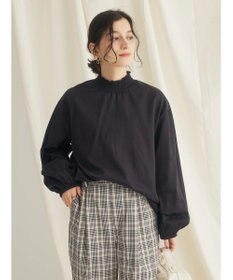 CRAFT STANDARD BOUTIQUE インドコットンシャーリングハイネックブラウス