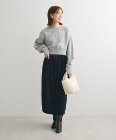 Green Parks ラメベロアＩラインスカート