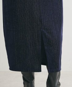 Green Parks ラメベロアＩラインスカート