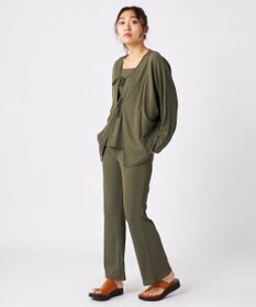 OP／FILA 【Ocean Pacific】水着４点セット リボンカーディガン＋ロングパンツ付き