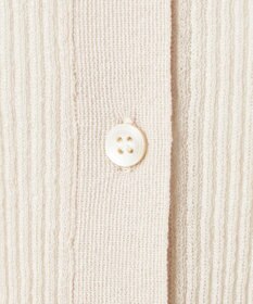 23区 【GOLD LABEL】コットンリネンシアー ニットポロカーディガン