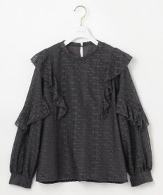 ANY SIS 【洗える】ラッフルレース トップス